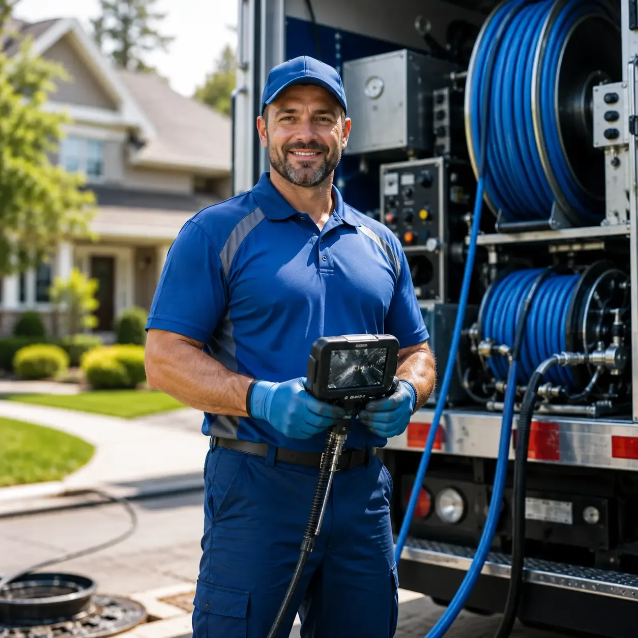 Local outdoor drain cleaning specialists in Franksville, WI